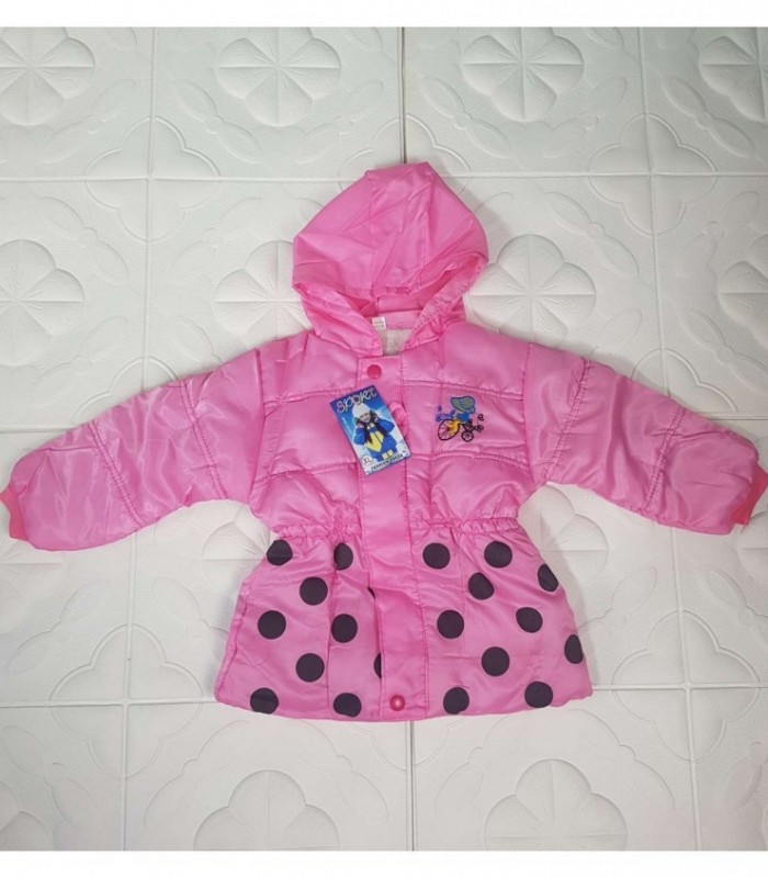 CAMPERA INFANTIL FEMENINA - COLOR ROSADO