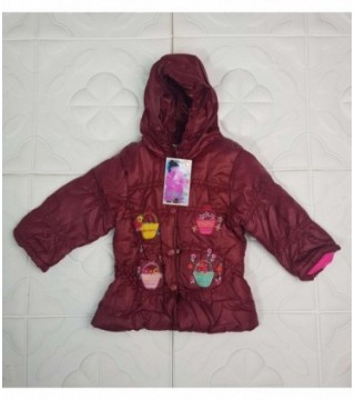 CAMPERA INFANTIL FEMENINA - COLOR BORDO