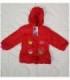 CAMPERA INFANTIL FEMENINA - COLOR ROJO