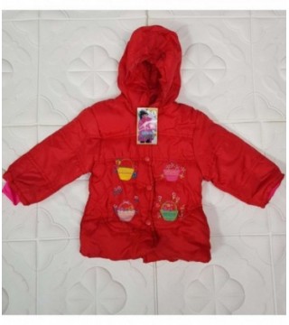 CAMPERA INFANTIL FEMENINA - COLOR ROJO