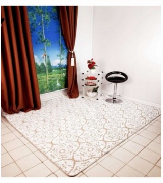 TAPETE PELUDO DE 2.X.2.40 COLOR CREMA