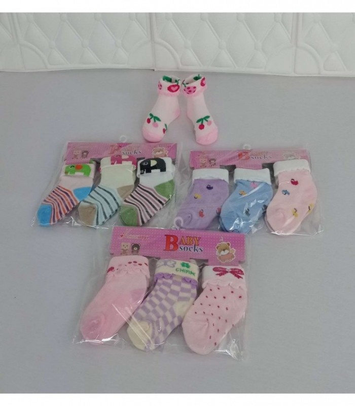 MEDIA PARA BEBE 0-12 MESES VARIOS COLORES