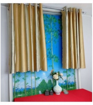 CORTINA 3X1.20 COLOR DORADO CLARO