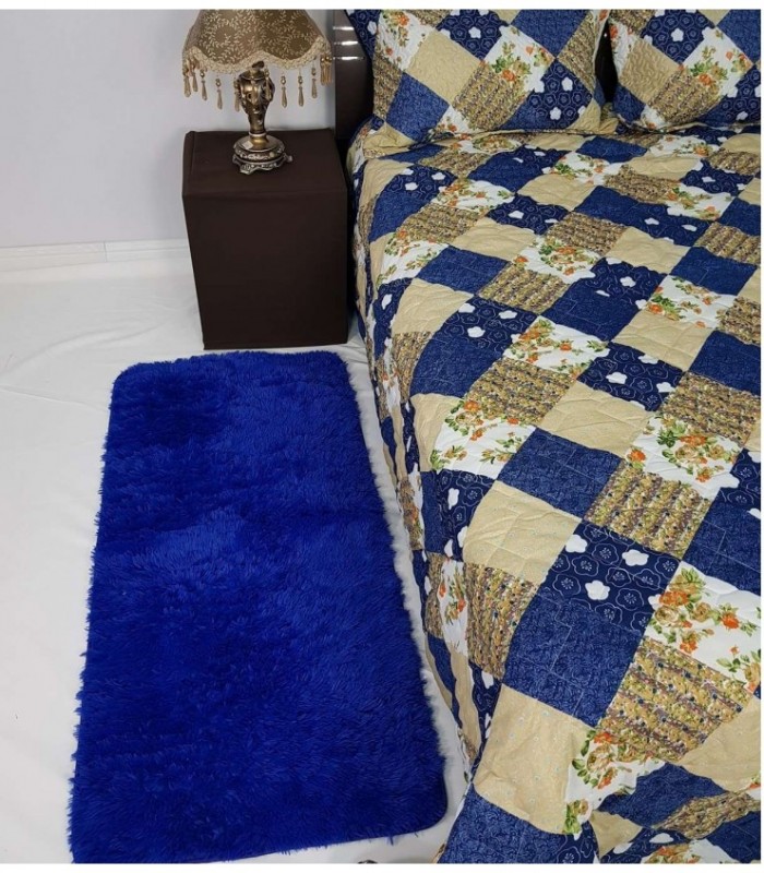 TAPETE 0.70X1.40 COLOR AZUL