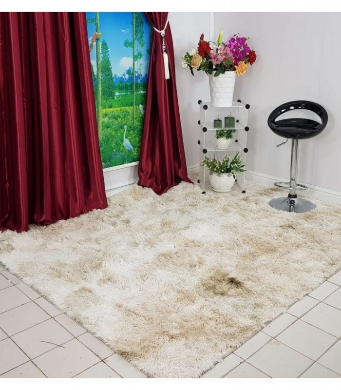 TAPETE 2X2.40 COLOR CREMA MATIZADO