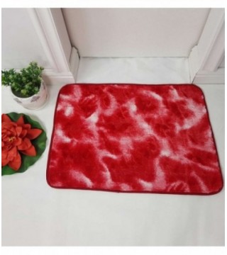 TAPETE 0.50X0.70 COLOR ROJO MATIZADO