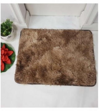 TAPETE 0.50X0.70 COLOR MARRON MATIZADO