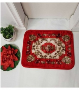 TAPETE 0.40X0.60 COLOR ROJO