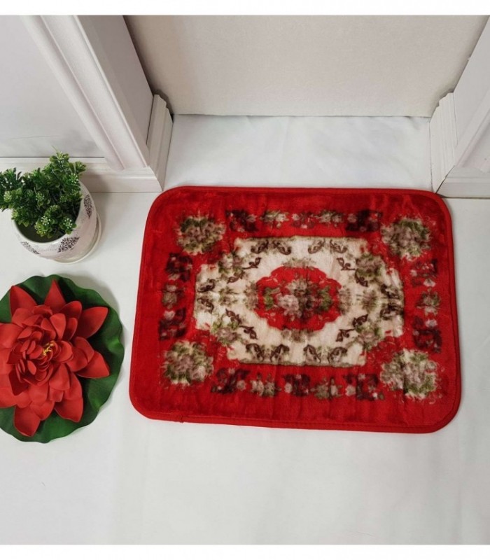 TAPETE 0.40X0.60 COLOR ROJO