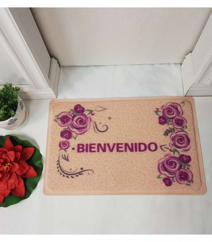 TAPETE 0.40X0.60 ESTAMPADO LILA