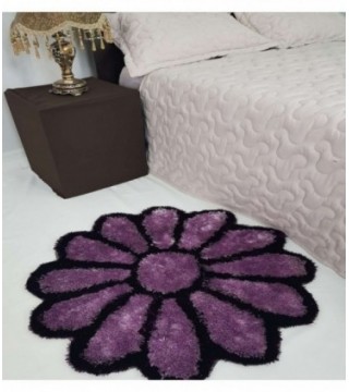 TAPETE DISEÑO DE FLOR COLOR LILA