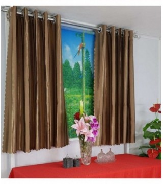 CORTINA 3X1.20 COLOR MARRON A RAYAS