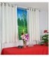 CORTINA 3X1.20 COLOR BLANCO A RAYAS
