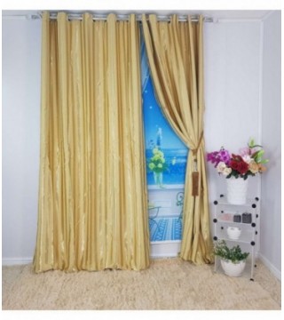 CORTINA 3.40X2.50 COLOR DORADO CLARO A RAYAS