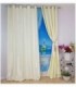 CORTINA 3.40X2.5 COLOR CREMA CLARO A RAYAS