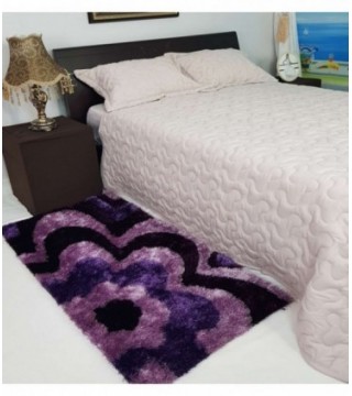 TAPETE 0.70X1.40 COLOR LILA ESTAMPADO