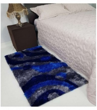 TAPETE 0.70X1.40 COLOR AZUL ESTAMPADO