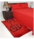 TAPETE 0.70X1.40 COLOR ROJO ESTAMPADO