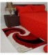TAPETE 0.70X1.40 COLOR ROJO ESTAMPADO