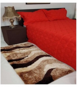 TAPETE 0.70X1.40 COLOR CREMA ESTAMPADO