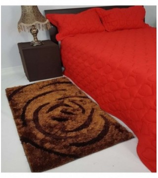 TAPETE 0.70X1.40 COLOR DORADO ESTAMPADO