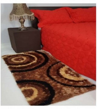 TAPETE 0.70X1.40 COLOR DORADO ESTAMPADO