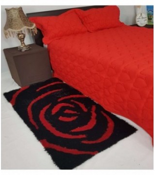 TAPETE 0.70X1.40 COLOR NEGRO ESTAMPADO