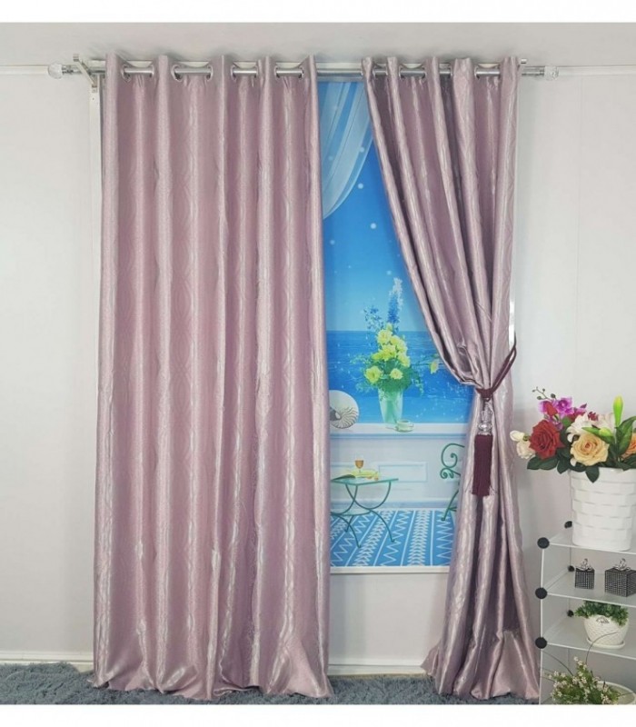 CORTINA 3.40X2.50 ESTAMPADO ROSA
