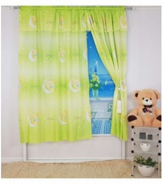 CORTINA 2.40X2 VERDE CON DISEÑO