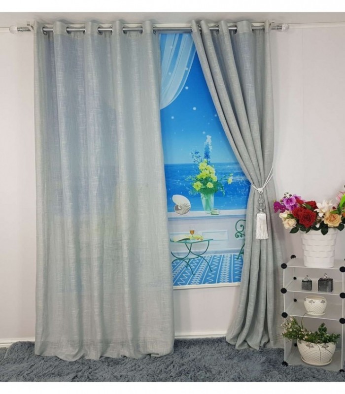 CORTINA 3.40X2.50 COLOR GRIS