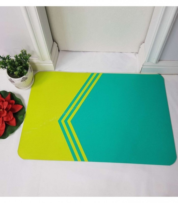 TAPETE 0.50X0.80 COLOR VERDE ESTAMPADO