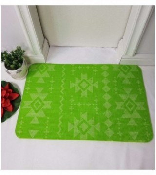 TAPETE 0.50X0.80 COLOR VERDE CLARO ESTAMPADO