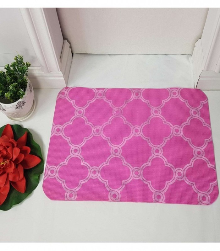 TAPETE 0.40X0.60 COLOR ROSA ESTAMPADO