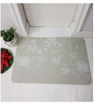 TAPETE 0.50X0.80 COLOR CREMA CLARO ESTAMPADO