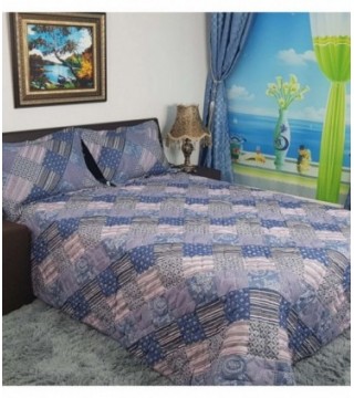 CUBRECAMA 2.30X2.50 ESTAMPADO AZUL