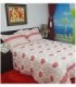 CUBRECAMA 2.30X2.50 ESTAMPADO BLANCO