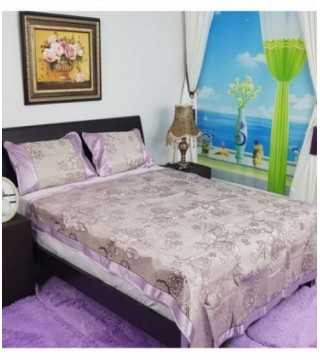 CUBRECAMA 1.60X2 ESTAMPADO LILA