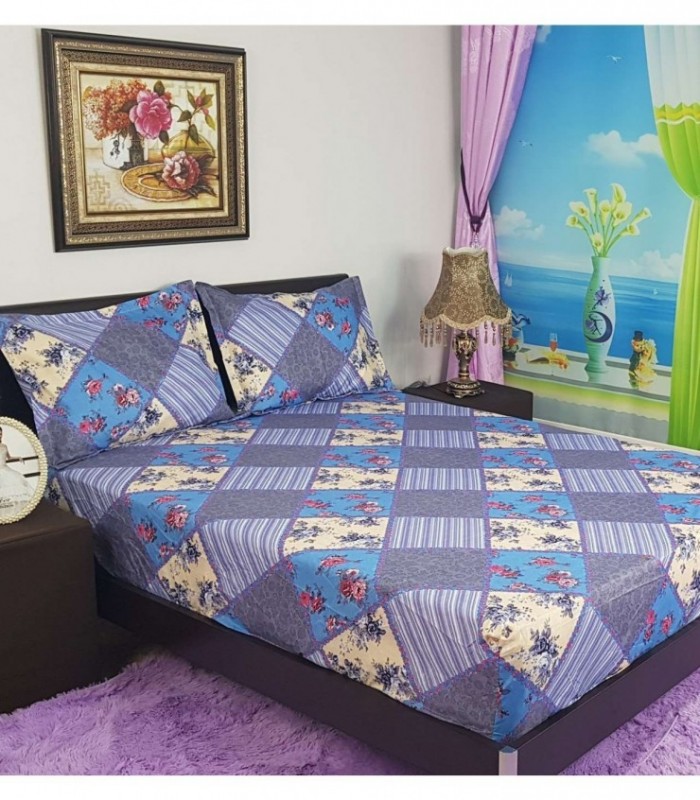 SABANA CON GOMA 1.40X2 ESTAMPADO