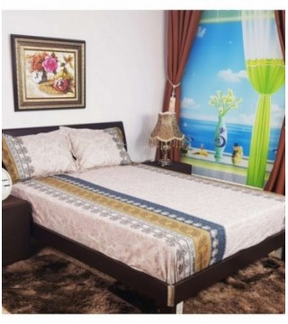 SABANA CON GOMA 1.40X2 ESTAMPADO