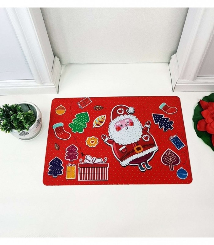TAPETE 0.40X0.60 ESTAMPADO NAVIDEÑO