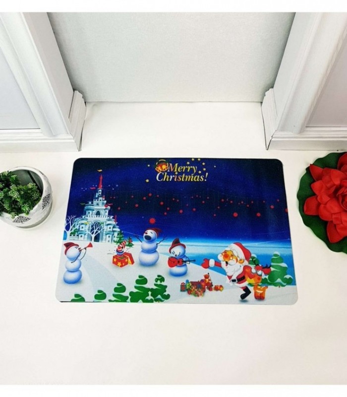TAPETE 0.40X0.60 ESTAMPADO NAVIDEÑO