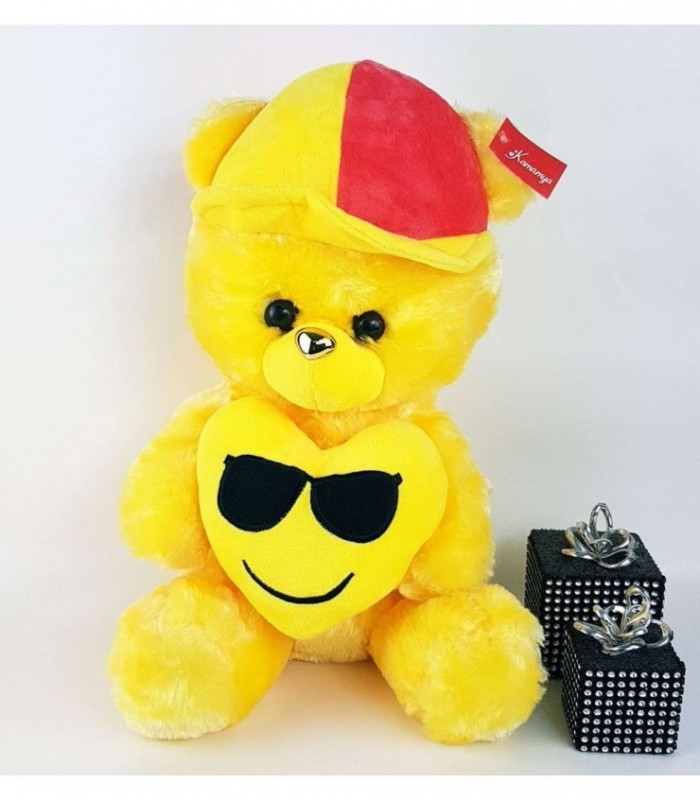 OSO DE PELUCHE COLOR AMARILLO