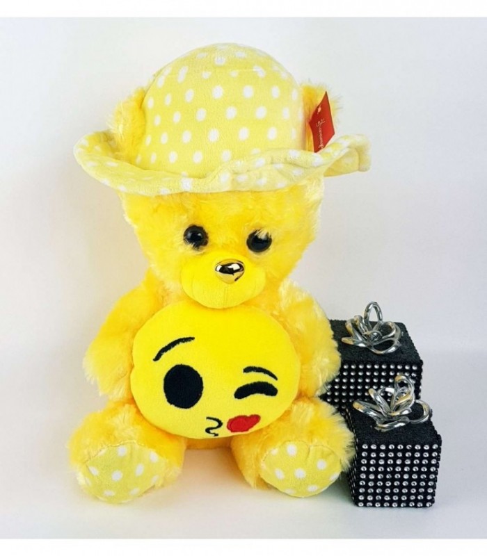 OSO DE PELUCHE COLOR AMARILLO