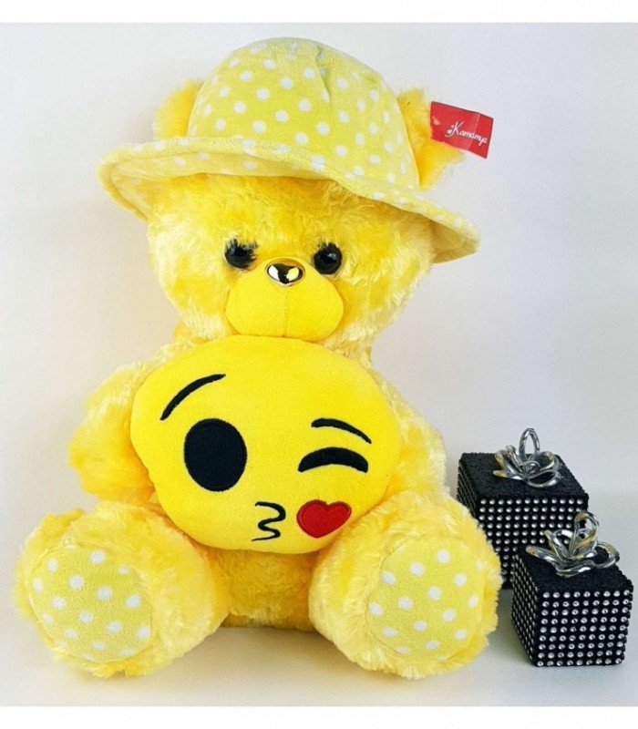 OSO DE PELUCHE COLOR AMARILLO