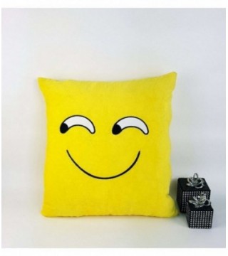 ALMOHADA DE PELUCHE DISEÑO CARITA CUADRADO