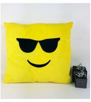 ALMOHADA DE PELUCHE DISEÑO CARITA CUADRADO