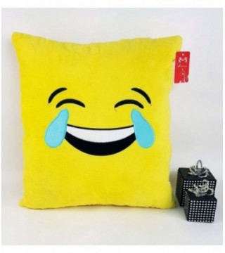 ALMOHADA DE PELUCHE DISEÑO CARITA CUADRADO