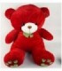 OSO DE PELUCHE COLOR ROJO