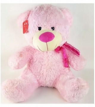 OSO DE PELUCHE COLOR ROJO