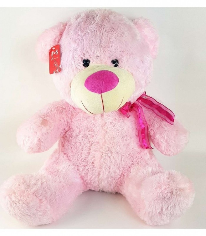 OSO DE PELUCHE COLOR ROJO